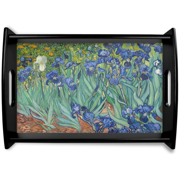 Custom Irises (Van Gogh) Wooden Tray