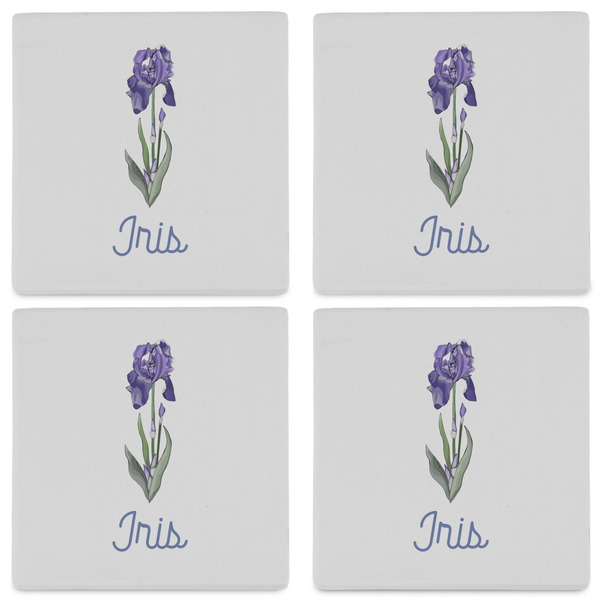 Irises (Van Gogh) Set of 4 Sandstone Coasters - See All 4 View