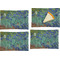 Irises (Van Gogh) Set of Rectangular Appetizer / Dessert Plates
