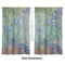 Irises (Van Gogh) Sheer Curtains