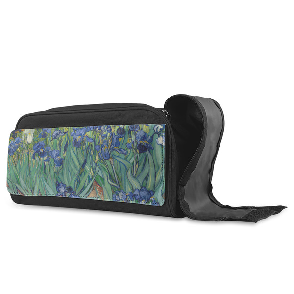 Irises (Van Gogh) Shoe Bags - ANGLE (Open)