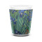 Irises (Van Gogh) Ceramic Shot Glass - 1.5 oz - White - Single