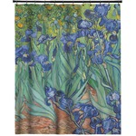 Irises (Van Gogh) Extra Long Shower Curtain - 70"x84"