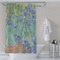 Irises (Van Gogh) Shower Curtain Lifestyle