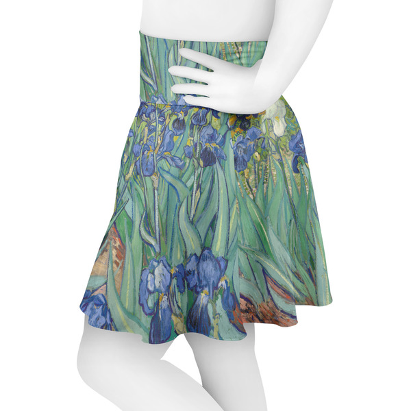 Irises (Van Gogh) Skater Skirt - Side