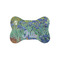 Irises (Van Gogh) Bone Shaped Dog Food Mat (Small)