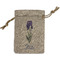 Irises (Van Gogh) Small Burlap Gift Bag - Front