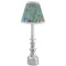 Irises (Van Gogh) Small Chandelier Lamp - LIFESTYLE (on candle stick)