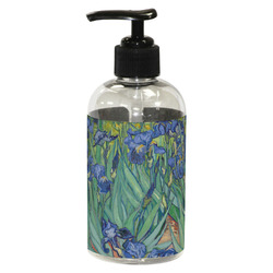 Irises (Van Gogh) Plastic Soap / Lotion Dispenser (8 oz - Small - Black)