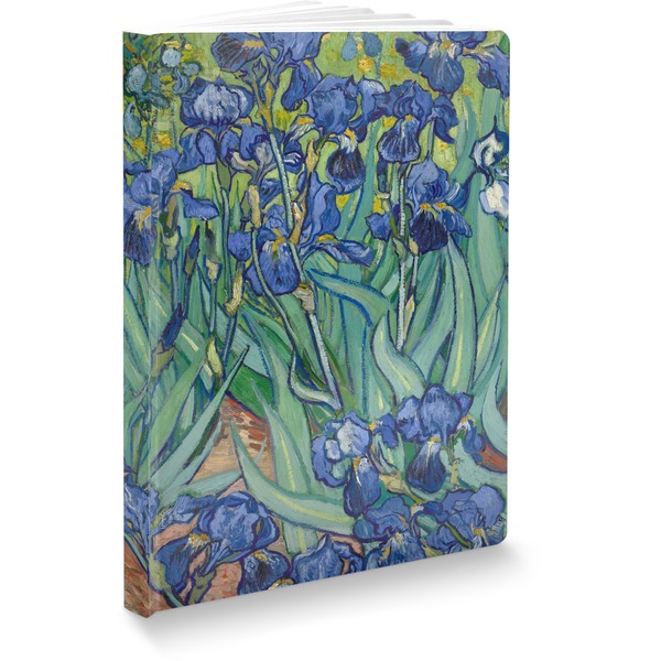 Custom Irises (Van Gogh) Softbound Notebook - 5.75" x 8"