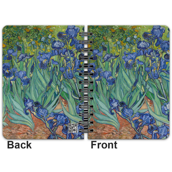 Irises (Van Gogh) Spiral Journal 5 x 7 - Apvl