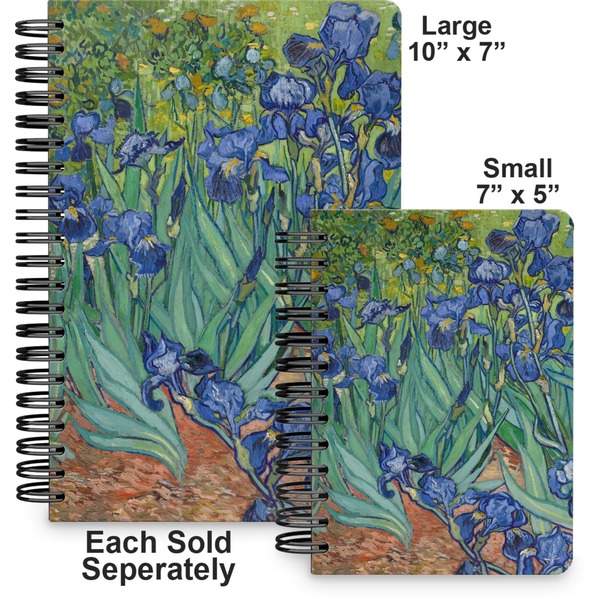 Irises (Van Gogh) Spiral Journal - Comparison