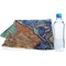 Irises (Van Gogh) Sports Towel Folded with Water Bottle