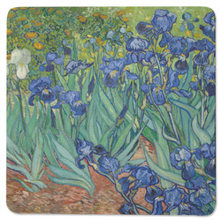 Irises (Van Gogh) Square Rubber Backed Coaster