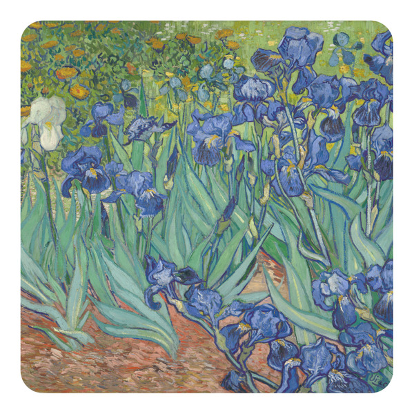 Custom Irises (Van Gogh) Square Decal - Medium