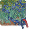 Irises (Van Gogh) Square Fridge Magnet (Personalized)