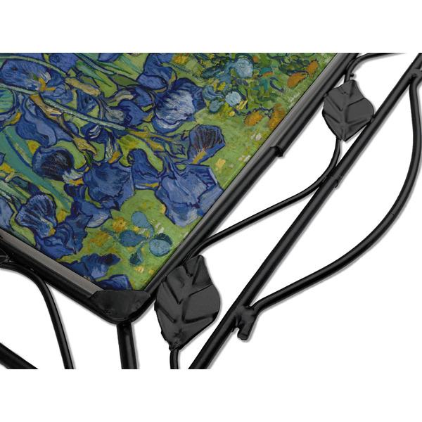 Irises (Van Gogh) Square Trivet - Detail