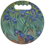 Irises (Van Gogh) Stadium Cushion (Round)