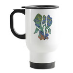 Irises (Van Gogh) Stainless Steel Travel Mug with Handle