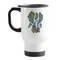 Irises (Van Gogh) Stainless Steel Travel Mug with Handle (White)