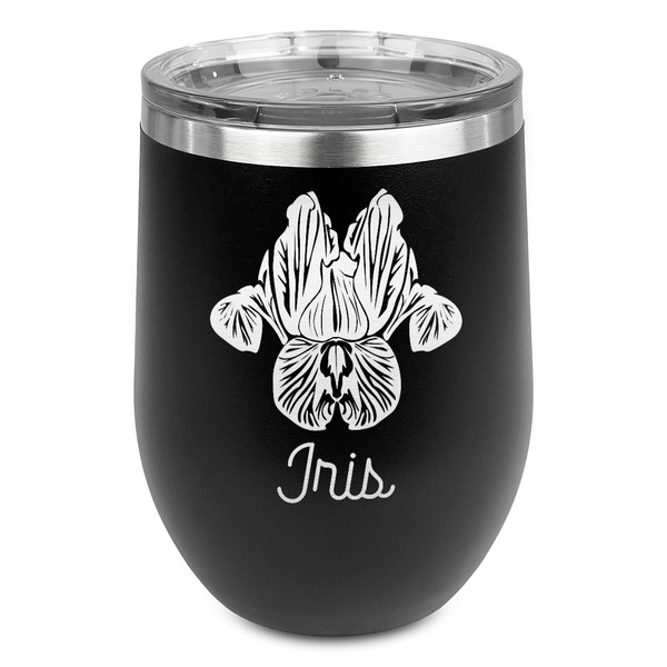Custom Irises (Van Gogh) Stemless Stainless Steel Wine Tumbler