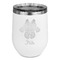 Irises (Van Gogh) Stemless Stainless Steel Wine Tumbler - White - Double Sided