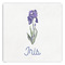Irises (Van Gogh) Paper Dinner Napkin - Front View