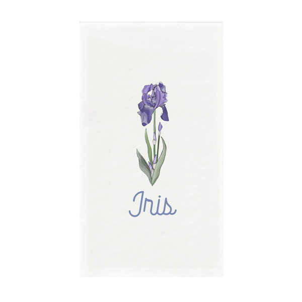 Custom Irises (Van Gogh) Guest Towels - Full Color - Standard
