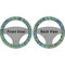 Irises (Van Gogh) Steering Wheel Cover- Front and Back