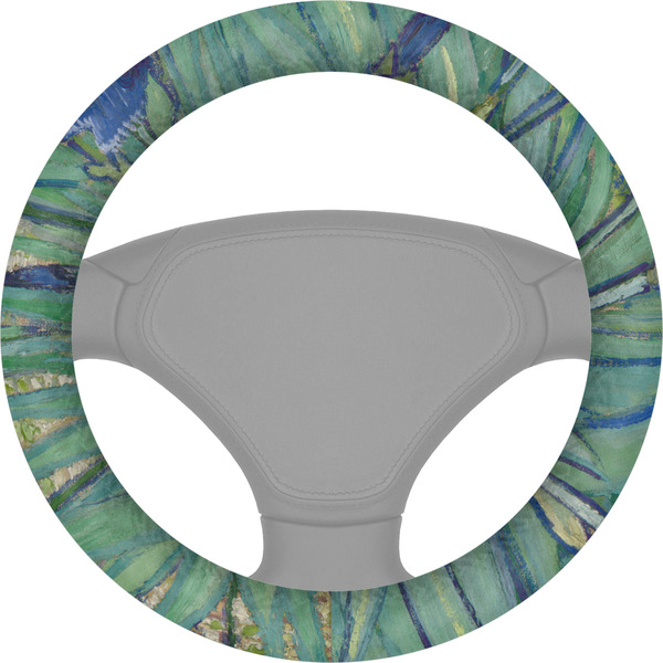 Custom Irises (Van Gogh) Steering Wheel Cover