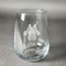 Irises (Van Gogh) Stemless Wine Glass - Engraved