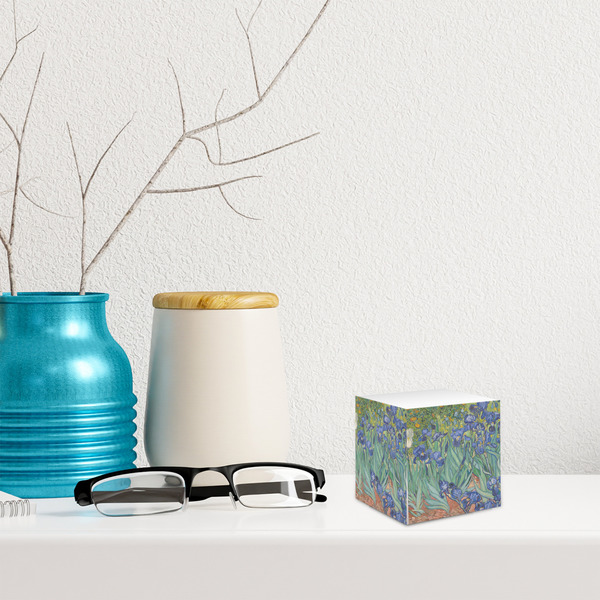 Irises (Van Gogh) Sticky Note Cube - LIFESTYLE