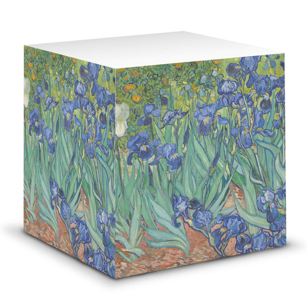 Custom Irises (Van Gogh) Sticky Note Cube