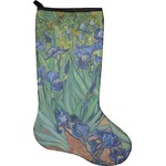 Irises (Van Gogh) Holiday Stocking - Single-Sided - Neoprene