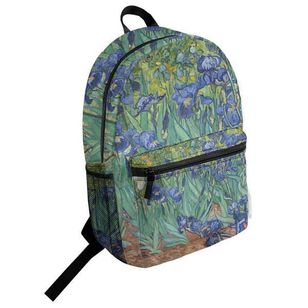 Custom Irises (Van Gogh) Student Backpack