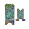 Irises (Van Gogh) Stylized Phone Stand - Front & Back - Small
