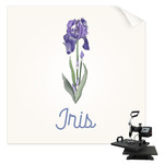 Irises (Van Gogh) Sublimation Transfer - Shirt Back / Men