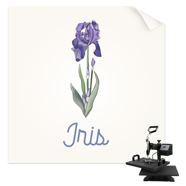 Custom Irises (Van Gogh) Sublimation Transfer - Pocket