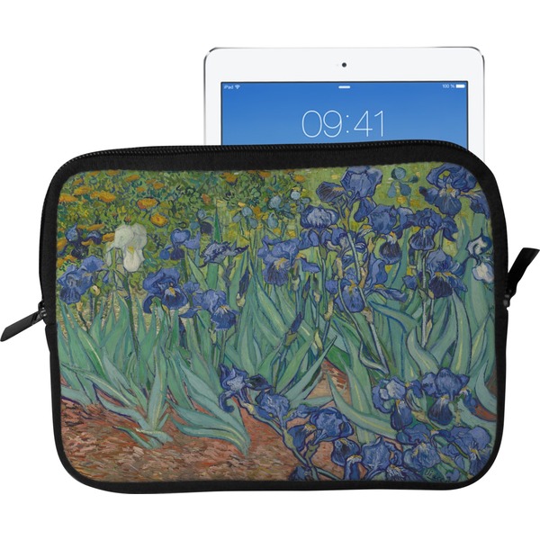 Custom Irises (Van Gogh) Tablet Case / Sleeve - Large
