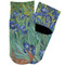 Irises (Van Gogh) Toddler Ankle Socks - Single Pair - Front and Back