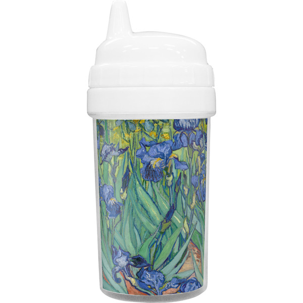 Custom Irises (Van Gogh) Toddler Sippy Cup