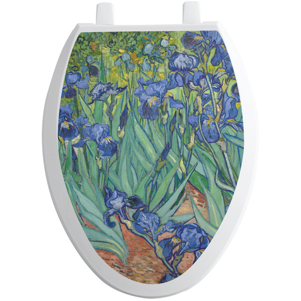 Custom Irises (Van Gogh) Toilet Seat Decal - Elongated