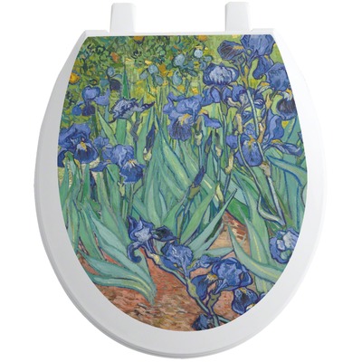 Irises (Van Gogh) Toilet Seat Decal - Round