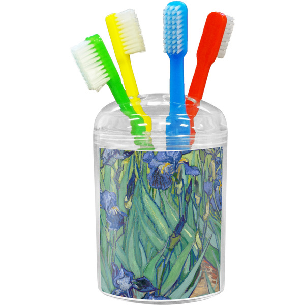 Irises (Van Gogh) Toothbrush Holder (Personalized)