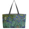 Irises (Van Gogh) Beach Totes Bag - w/ Black Handles
