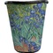 Irises (Van Gogh) Waste Basket - Single Sided (Black)