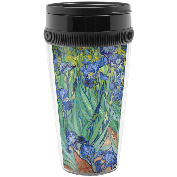 Custom Irises (Van Gogh) Acrylic Travel Mug without Handle