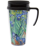 Irises (Van Gogh) Acrylic Travel Mug with Handle