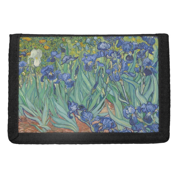 Custom Irises (Van Gogh) Trifold Wallet