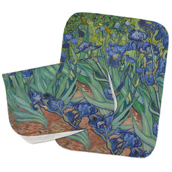 Irises (Van Gogh) Burp Cloths - Fleece - Set of 2